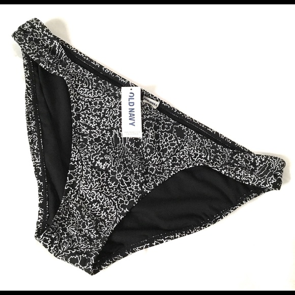 Old Navy Other - 🖤Old Navy Black White Abstract Print Bikini Bottom